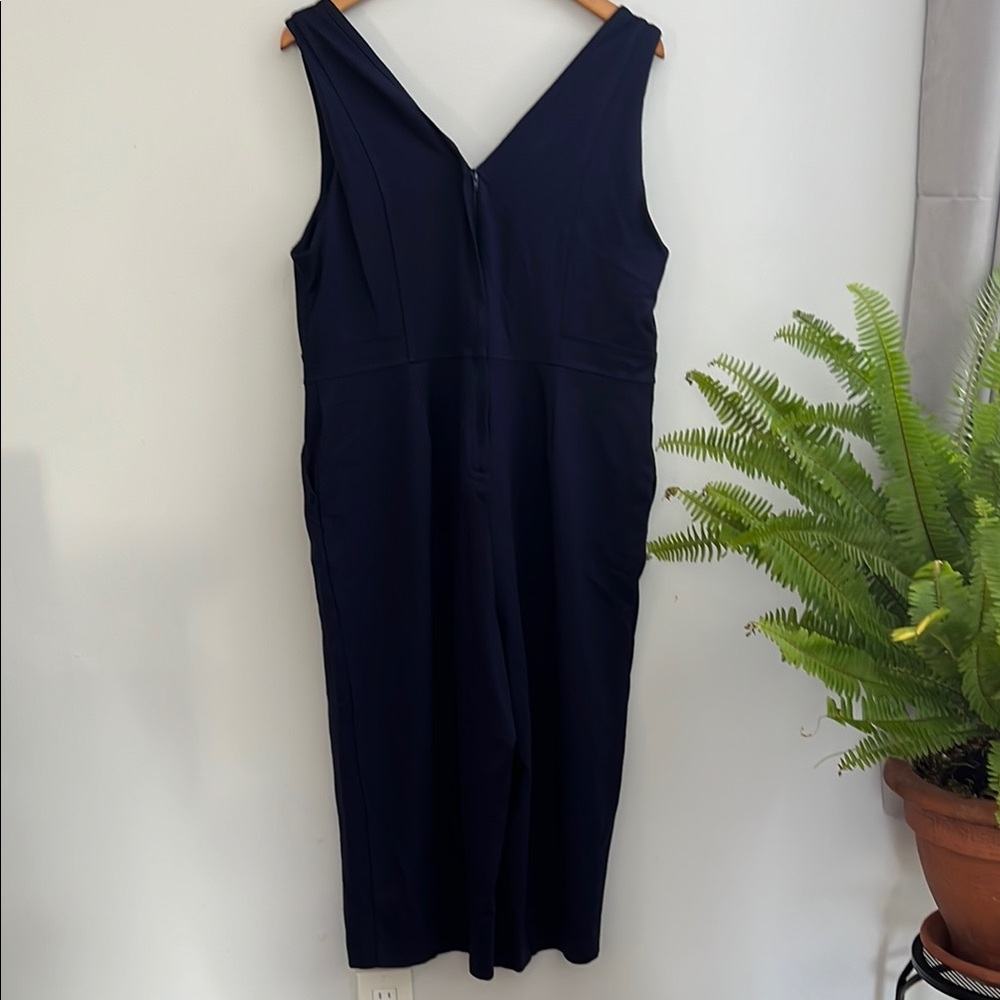 Elegant Navy Blue Women's Jumpsuit